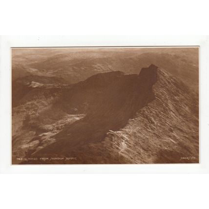 Lliwedd from Snowdon Postcard Judges 7461
