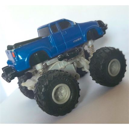 FUNLINE BOXED Model Truck * BLUE BIG-WHEELED CHEVROLET TRUCK - FAIR to GOOD