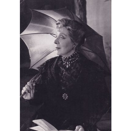Edith Evans Countess Of Rossillion Royal Shakespeare Company Theatre Postcard