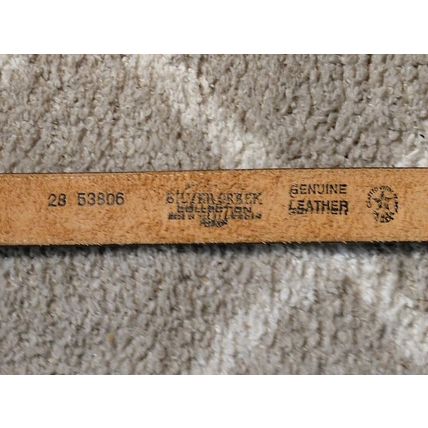 Leegin Silver Creek Collection Leather Belt 28 Ladies Aztec Boho Embroidered