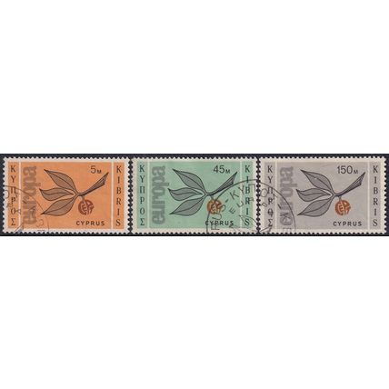 Cyprus 1965 SG 267-9 Used - Europa/CEPT (G-254 (4))
