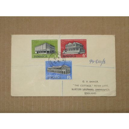 1964 Jamaica Cover - Parliamentary Conference set - Kingston frank