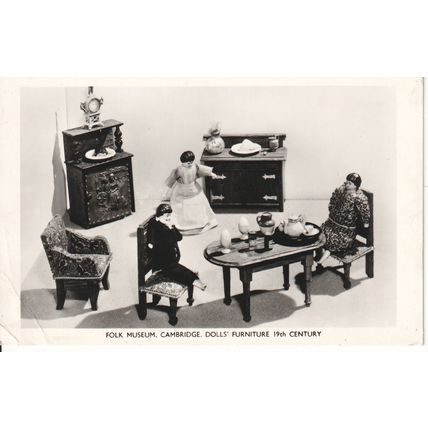 Folk Museum, Cambridge. - Dolls' House Furniture, 19th century