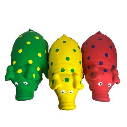 Dog Toys Squeeze Chew Fetch Make Sounds Pigs Latex 3 Pack Pet Toys Pet Fun Play’