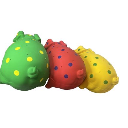 Dog Toys Squeeze Chew Fetch Make Sounds Pigs Latex 3 Pack Pet Toys Pet Fun Play’