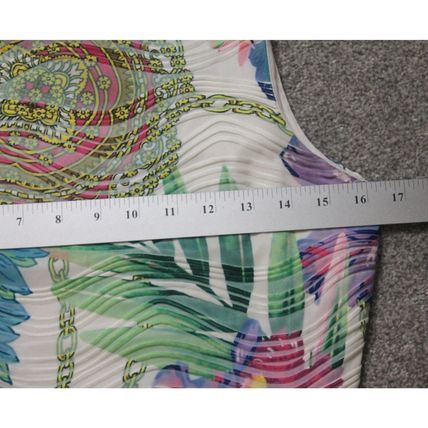 Womens Summer Sundress Size S Sleeveless Lined floral textured Jennifer Lopez