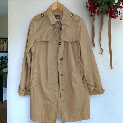 Gap Beige Women's Trench Raincoat Size Medium