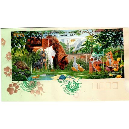 Australia 1996 Melbourne National Philatelic Exhibition souvenir cover