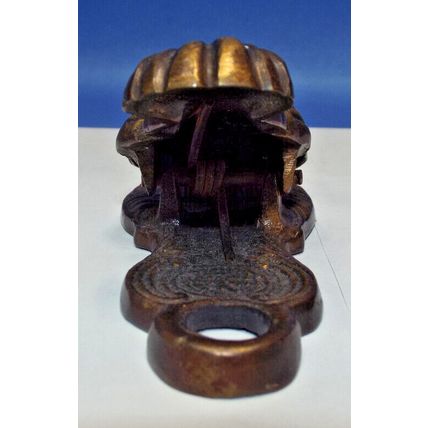 Antique 19th Century Merry Phipson & Parker 1845 Brass Letter Paper Clip Holder