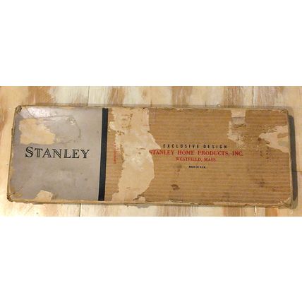 Vintage Stanley Bakelite 4 Pc Cutlery Carving Serving Knife Set Orig Box Damage