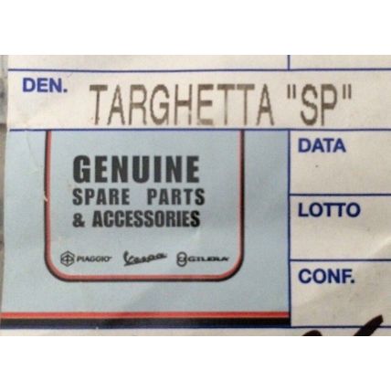 Genuine Gilera SP 50 decal logo pt no 621746 Runner Sport Production 50 50SP