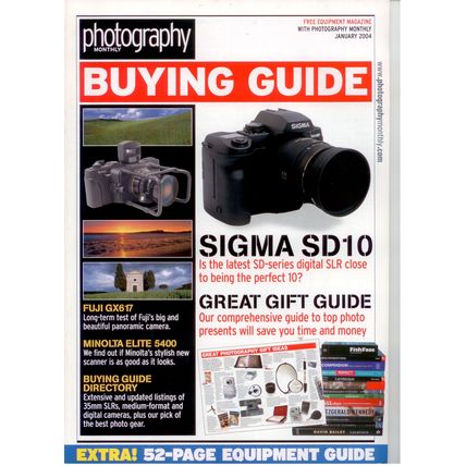 Photography Monthly January 2004, excellent condition