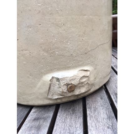 Salutaris Water Co Ltd London SW10 Large Stoneware Flagon