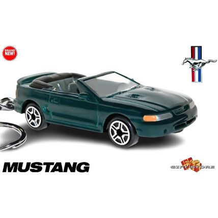 KEYCHAIN GREEN 1994~1998 FORD MUSTANG CONVERTIBLE Ltd Ed.