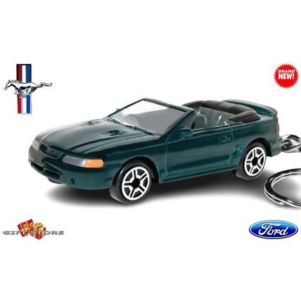 KEYCHAIN GREEN 1994~1998 FORD MUSTANG CONVERTIBLE Ltd Ed.
