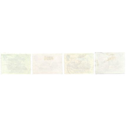 QUEEN ELIZABETH 11 G.B. SET 4 FINE USED BRITISH COUNCIL ANNIVERSARY STAMPS 1984