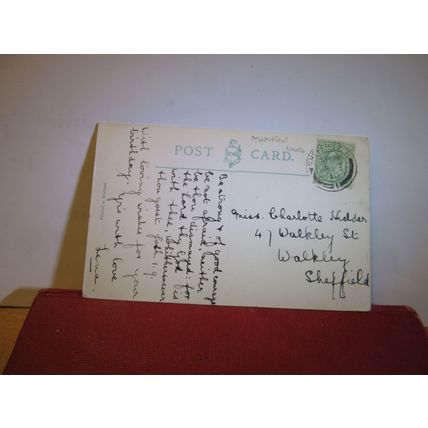 KING'S MILL, STAMFORD , LINCOLNSHIRE used antique postcard by Hartmann 1910 pm =