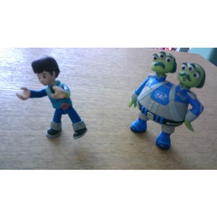 Miles From Tomorrow Land by Disney - 2 Figures (Miles & Admiral Watson & Crick)