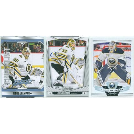 Linus Ullmark 7x card lot incl Retro