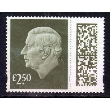 GB 2024 KC 3rd £2.50 Gooseberry Green Machin Used SG V5026 ( J774 )