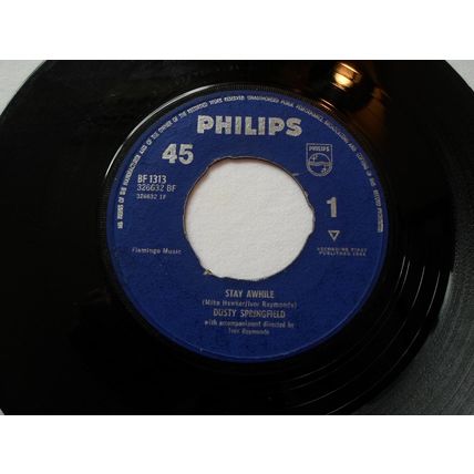 7" 1964. DUSTY SPRINGFIELD. STAY AWHILE, SOMETHING SPECIAL, BF 1313, EXCELLENT