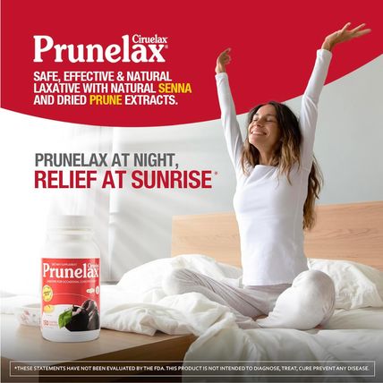 Prunelax Ciruelax Regular Strength Laxative Tablets - Natural-Ingredient Based L
