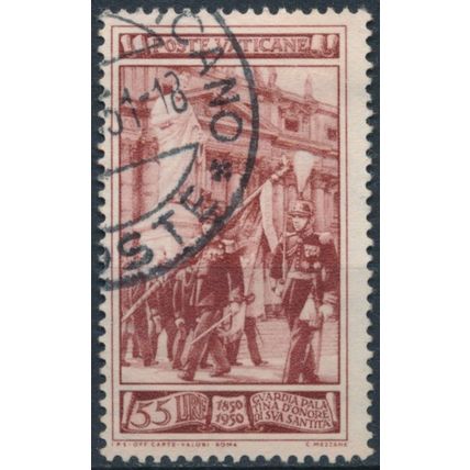 Centenary of The Palatine Guard: 55l - Vatican City 1950 - FH - MiNr 173