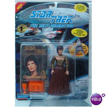 STAR TREK ' THE NEXT GENERATION ' LWAXANA TROI action figure