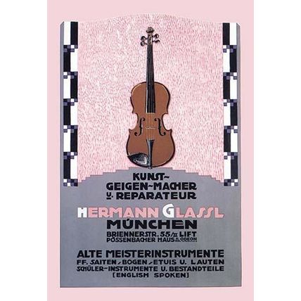 German Music Store 20 x 30 Poster