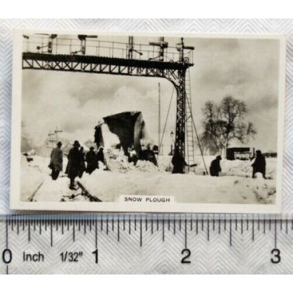 1938 Senior Service British Railways 7 Snow Plough near Banard Castle