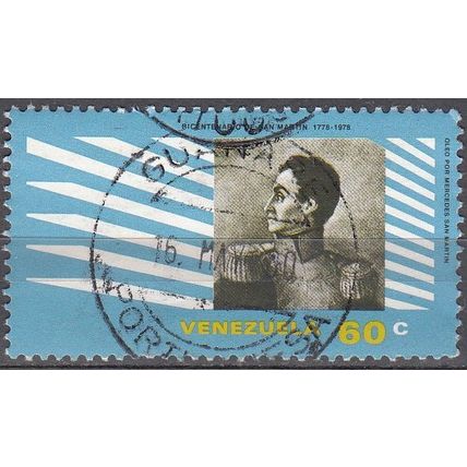 Venezuela 1979 Michel 2115 O Cote (2005) 0.25 Euro Simón Bolivar Cachet rond
