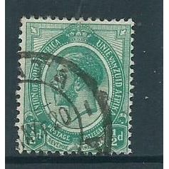 south africa stamps sg3b sg 3b fu blue green a