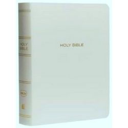 Nkjv, Gift And Award Bible, Leather-Look, White, Red Letter Edition, Comfort Pri