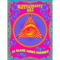 Black Light Poster Book: Hippy & Trippy Art