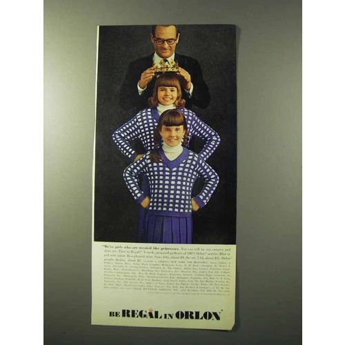 1964 Regal Knitwear Ad - Be Regal in Orlon