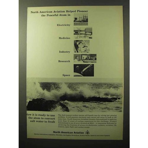 1964 North American Aviation Ad - Peaceful Atom