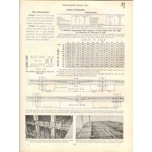 remington rand inc 1938 steel bookstacks shelving vintage catalog