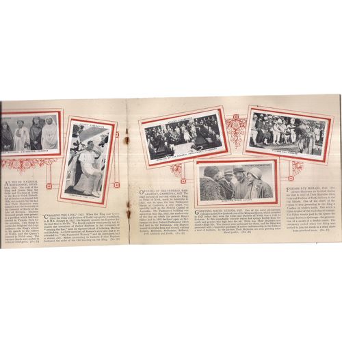 OUR KING AND QUEEN, GEORGE VI album of cigarette cards by W.D. & H.O. Wills 1937
