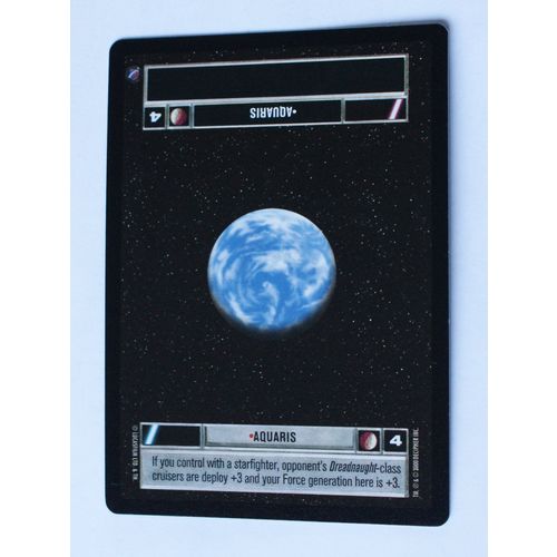 Star Wars CCG: Death Star II Limited # Aquaris (A) light 2000 decipher