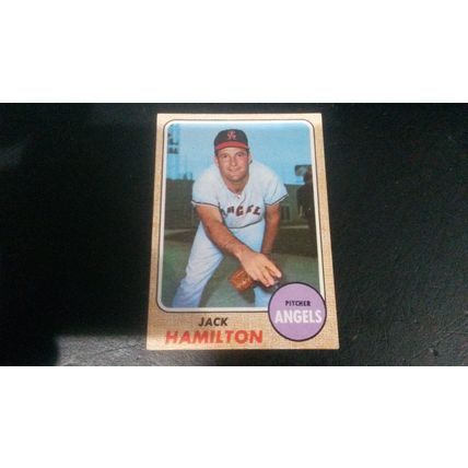 1968 Topps Card # 193 Jack Hamilton Good (2) California Angels