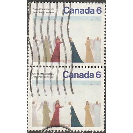 Canada 1974 6c Value. Christmas, The Nativity. Fine Used Par