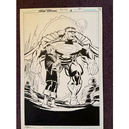 Strange Adventures #6 p21 (2009) McDaniel / Owens (Superman) Bizarro Splash