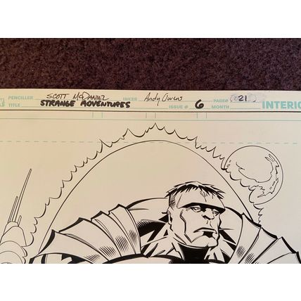 Strange Adventures #6 p21 (2009) McDaniel / Owens (Superman) Bizarro Splash