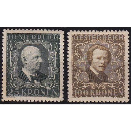 ÖSTERREICH AUSTRIA [1922] MiNr 0418 B ex ( **/mnh ) [01]