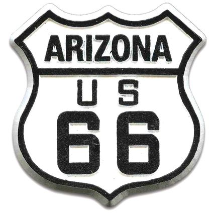 Route 66 Arizona Road Sign Fridge Magnet