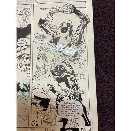 Aquaman #8 p6 (2003) Guichet Aquaman Tempest Valkyries Sword & Sorcery Horror
