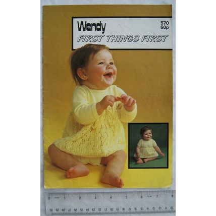 Vintage: Wendy 570 First things first, 12 designs for babies