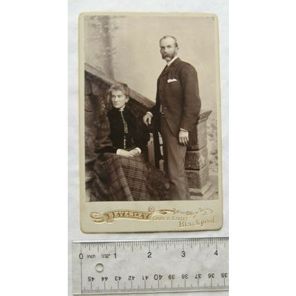Cabinet photo - Beverley, Blackpool - couple