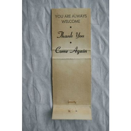 Old Matchbook cover Marjans Deli, Santa Monica, California