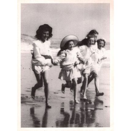 Sea Urchins Ladies Bathing In Edwardian Fashion Repro RPC Postcard